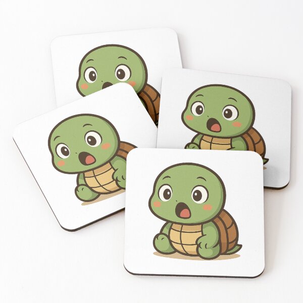 Item preview, Surprised Chibi Turtle Face Reaction designed and sold by Mister-Turtle.