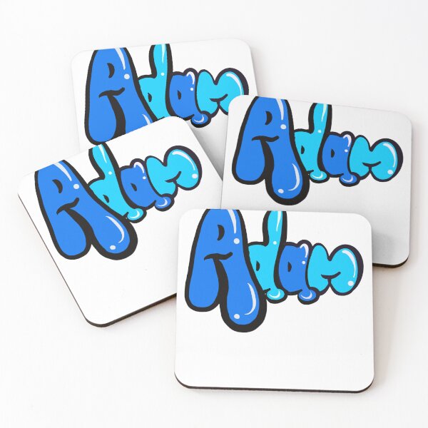 Item preview, Adam name in blue graffiti calligraphy Top 100 best personalised gifts for boys Adam designed and sold by Artonmytee.