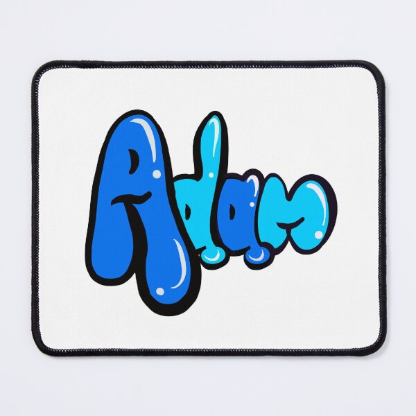 Item preview, Adam name in blue graffiti calligraphy Top 100 best personalised gifts for boys Adam designed and sold by Artonmytee.