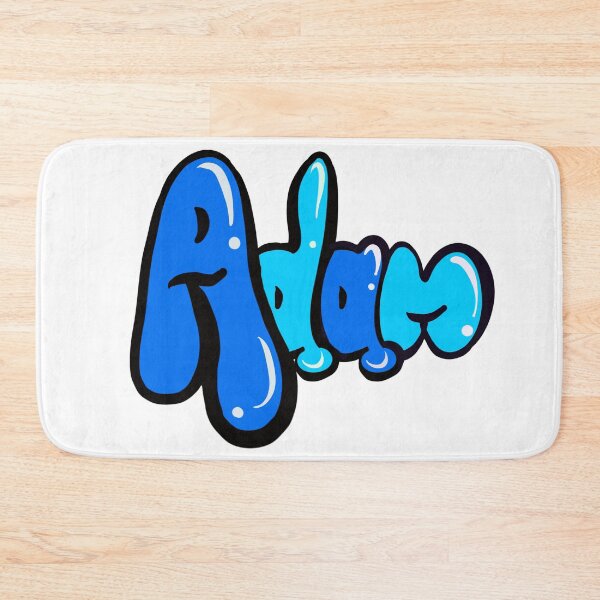 Item preview, Adam name in blue graffiti calligraphy Top 100 best personalised gifts for boys Adam designed and sold by Artonmytee.