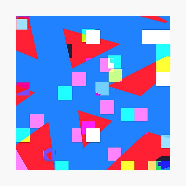 Item preview, Glitch Effect Over Vibrant Stripes designed and sold by Green-Anchor.