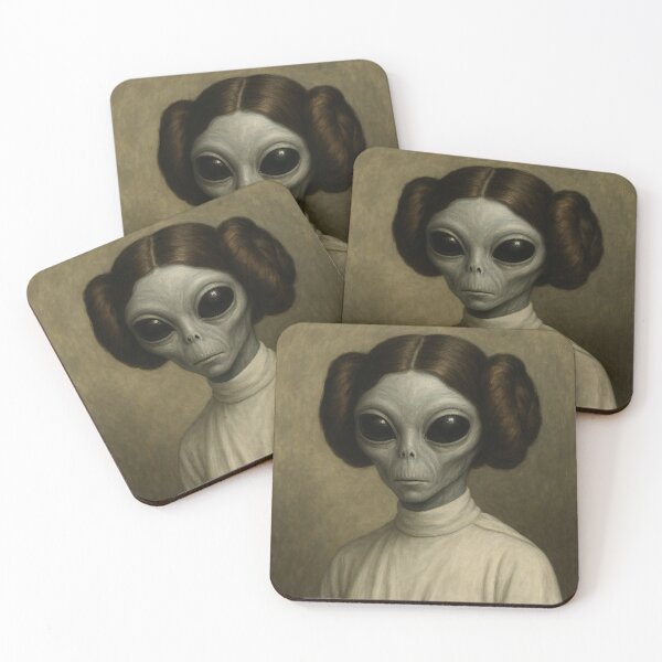 Item preview, Princess Leia designed and sold by GreyAlienPortraits.