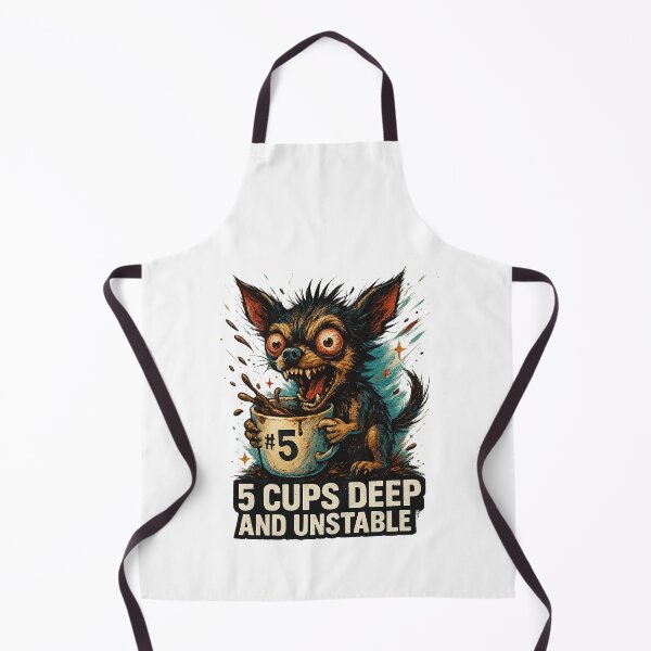 Item preview, 5 Cups Deep and Unstable designed and sold by Vitalka-uk.