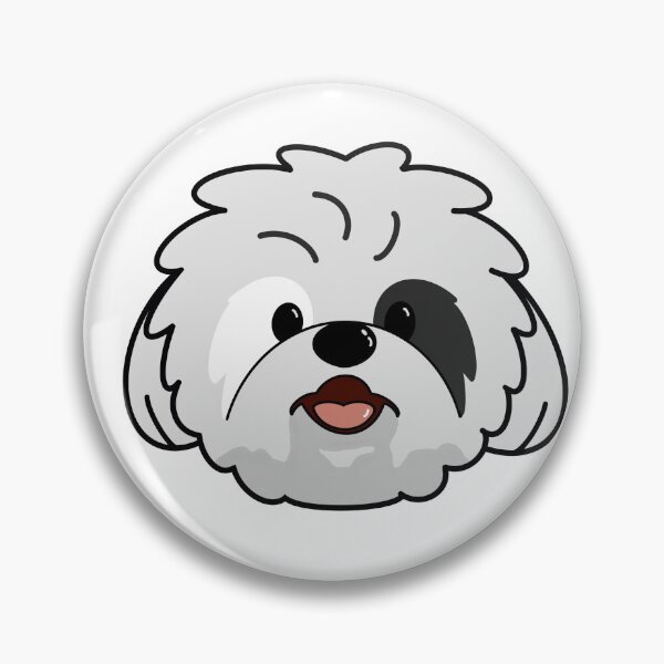 Item preview, Black and White Shih-tzu designed and sold by Alexis Designs.