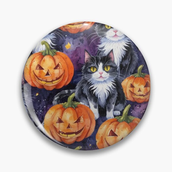 Item preview, Just Cats and Pumpkins, What Could Be Better? designed and sold by BellsOddities.