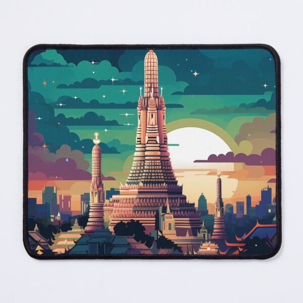 Item preview, Futuristic Glow of Wat Arun, Bangkok designed and sold by Anuchartl.