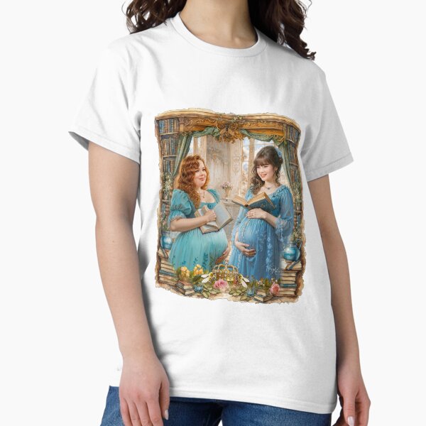 Aperçu de l'œuvre Pénélope et Éloïse Bridgerton créée et vendue par Vera-Adxer.