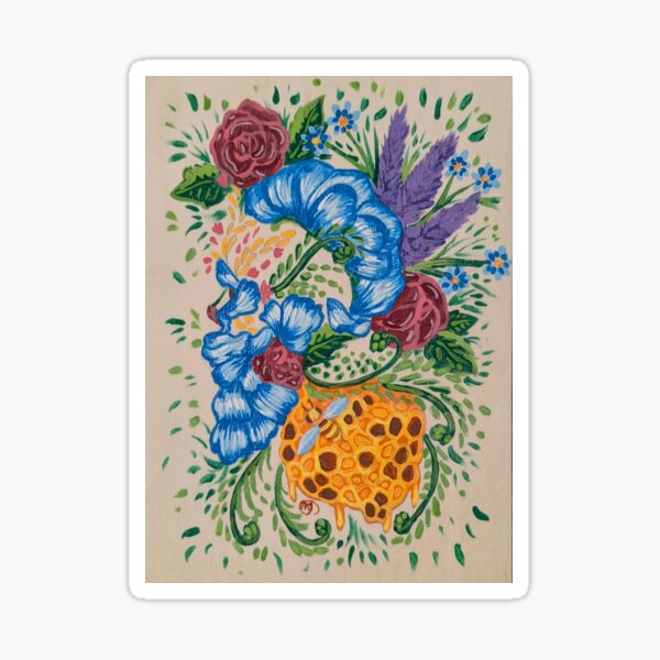 Item preview, The Gentleman: portrait made from flowers designed and sold by RroseeArrt.