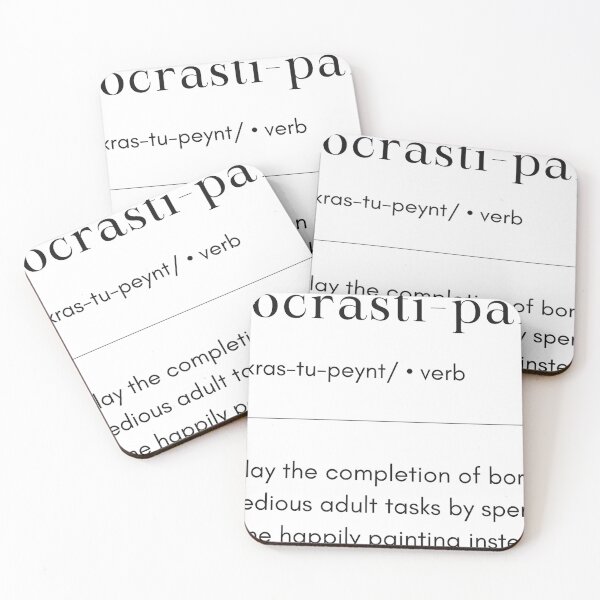 Item preview, Funny Procrasti-Paint Definition designed and sold by floryavenue.