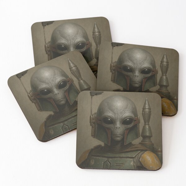 Item preview, boba Fett designed and sold by GreyAlienPortraits.