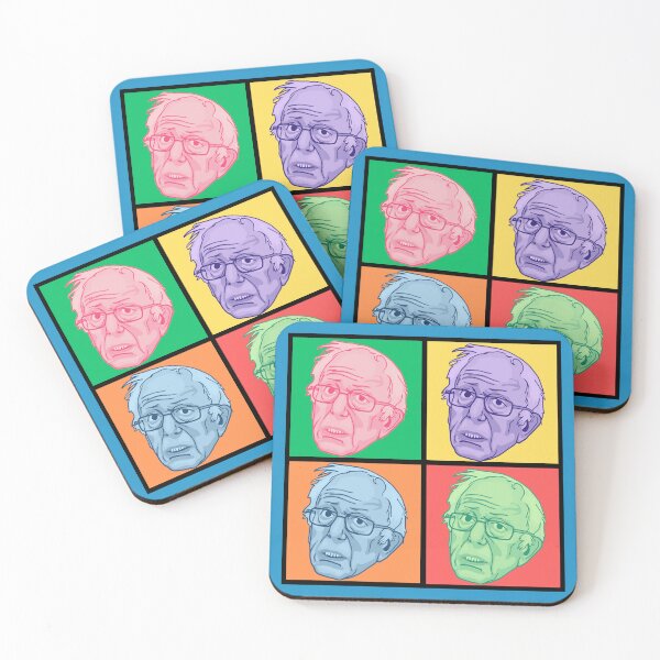 Item preview, Rainbow Bernie Sanders Faces designed and sold by Unhinged Heather.