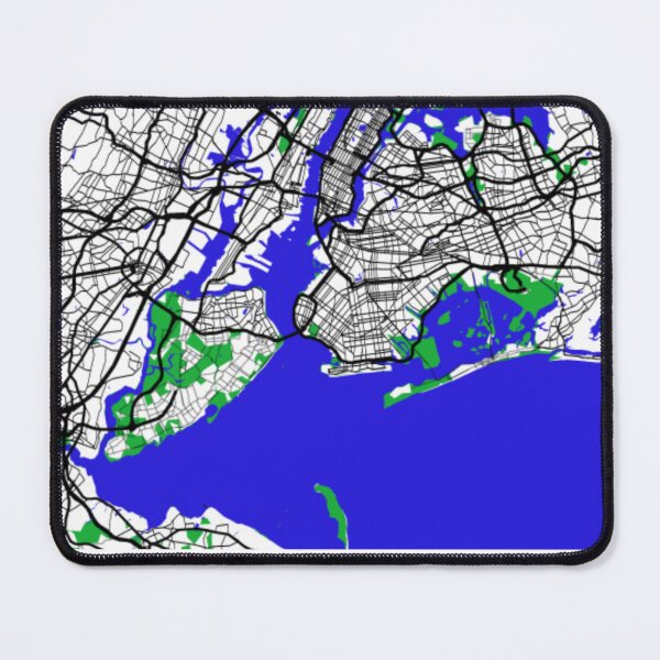 Item preview, New York Road Map designed and sold by design2xstudio.