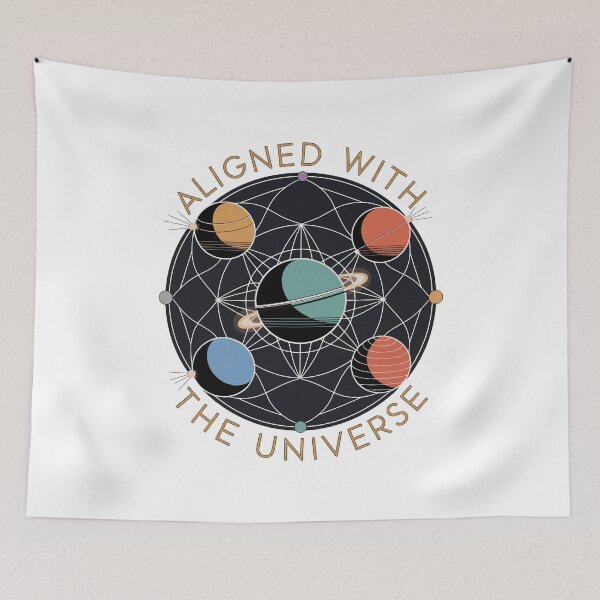Item preview, Aligned with the Universe – Cosmic Geometric Planetary designed and sold by Zanigold.