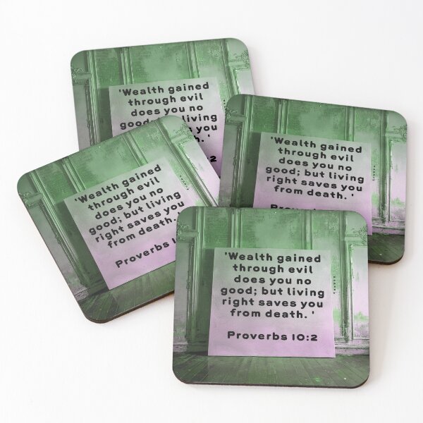 Item preview, Proverbs chapter 10, verse 2 - dePace' designed and sold by mrpropcake.