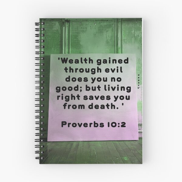 Item preview, Proverbs chapter 10, verse 2 - dePace' designed and sold by mrpropcake.
