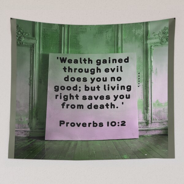 Item preview, Proverbs chapter 10, verse 2 - dePace' designed and sold by mrpropcake.