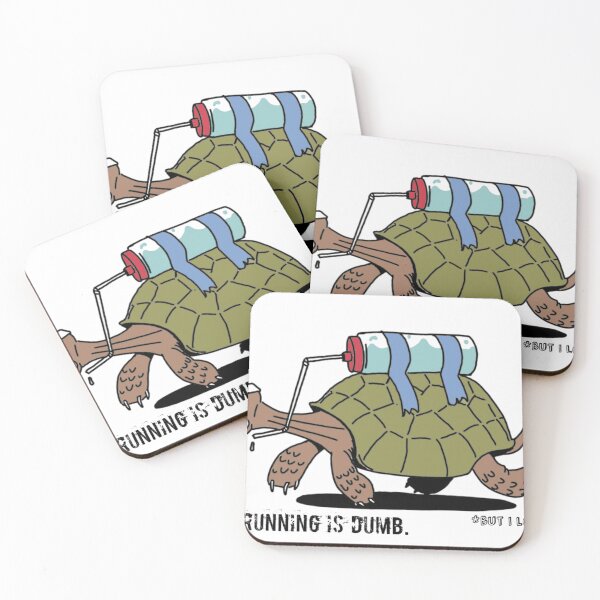Item preview, Running is dumb tortoise  designed and sold by mrcbrn.