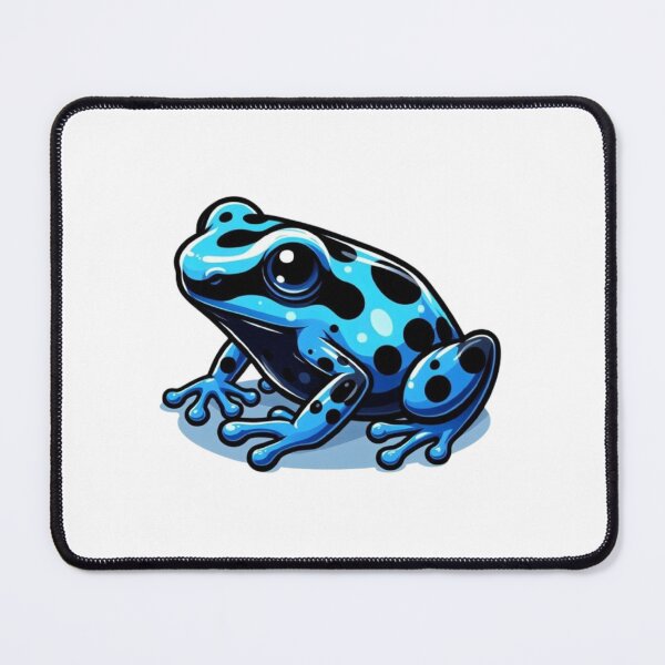 Artikelvorschau, Kawaii Cute Blue Poison Dart Frog entworfen und verkauft von artbeyondr.