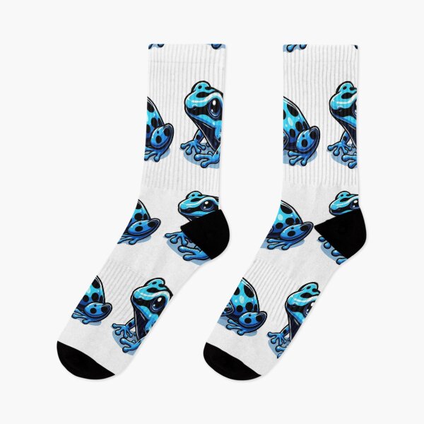 Artikelvorschau, Kawaii Cute Blue Poison Dart Frog entworfen und verkauft von artbeyondr.
