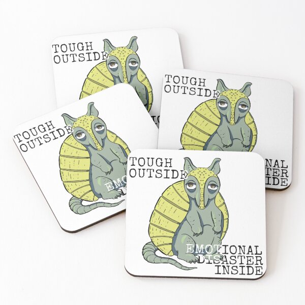 Item preview, Emotional Disaster Armadillo (No Background) designed and sold by Batmantis275.