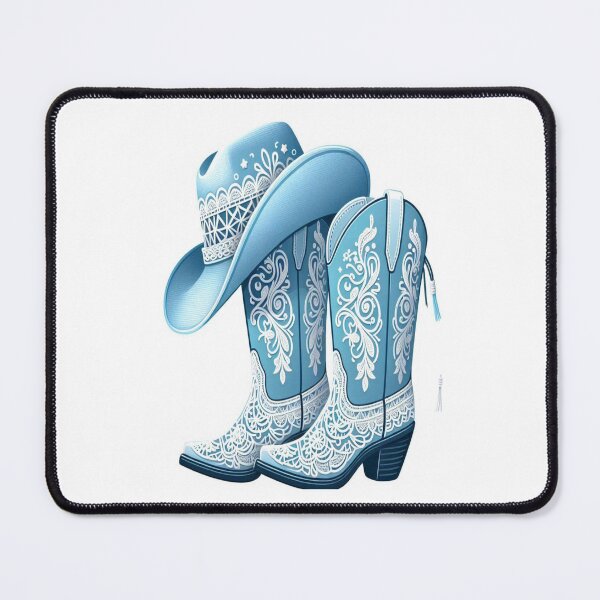 Item preview, Blue and White Boots  designed and sold by Andyt.