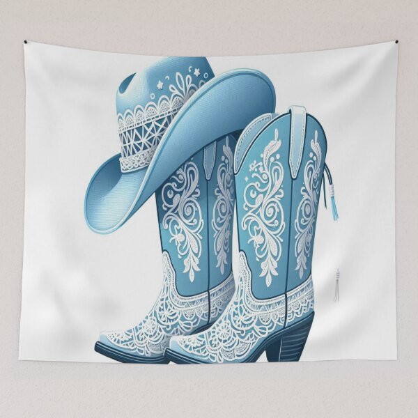 Item preview, Blue and White Boots  designed and sold by Andyt.