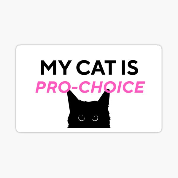 Artikel-Vorschau von Meine Katze ist für die freie Wahl, designt und verkauft von Bobesart.