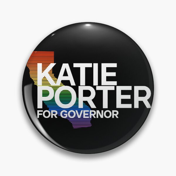 Item preview, LGBTQ Katie Porter For Governor 2026 Election | Gay Pride California Political designed and sold by YikesForever.