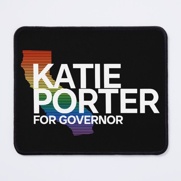 Item preview, LGBTQ Katie Porter For Governor 2026 Election | Gay Pride California Political designed and sold by YikesForever.