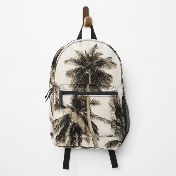 Item preview, Dreamy Coconut Palm Trees in a Sepia Print designed and sold by Star58.
