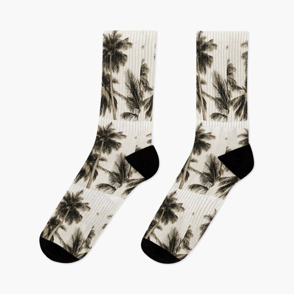 Item preview, Dreamy Coconut Palm Trees in a Sepia Print designed and sold by Star58.