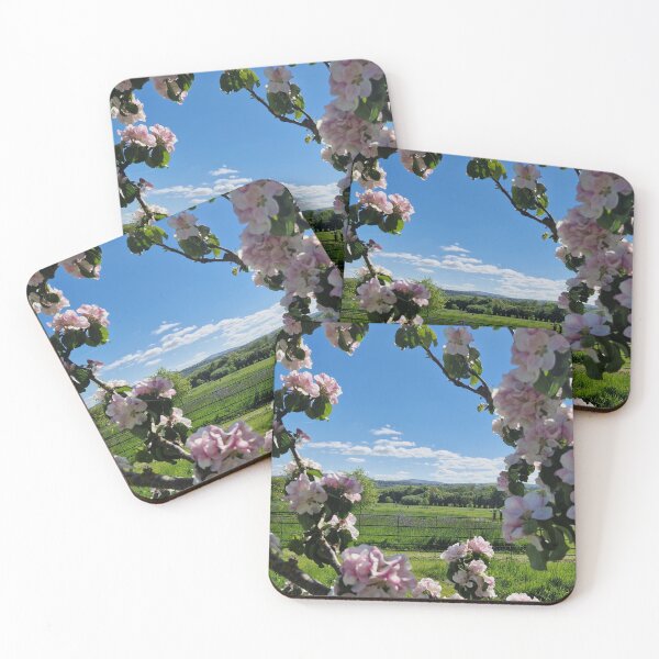 Item preview, Flower frame Scottish countryside designed and sold by KaisPrints.