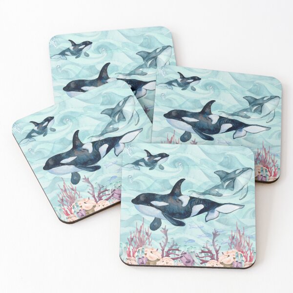 Item preview, Orcas on the Hunt designed and sold by Atlas Outfitters.