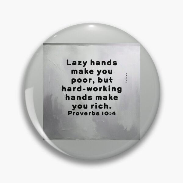 Item preview, Proverbs chapter 10, verse 4 - dePace' designed and sold by mrpropcake.
