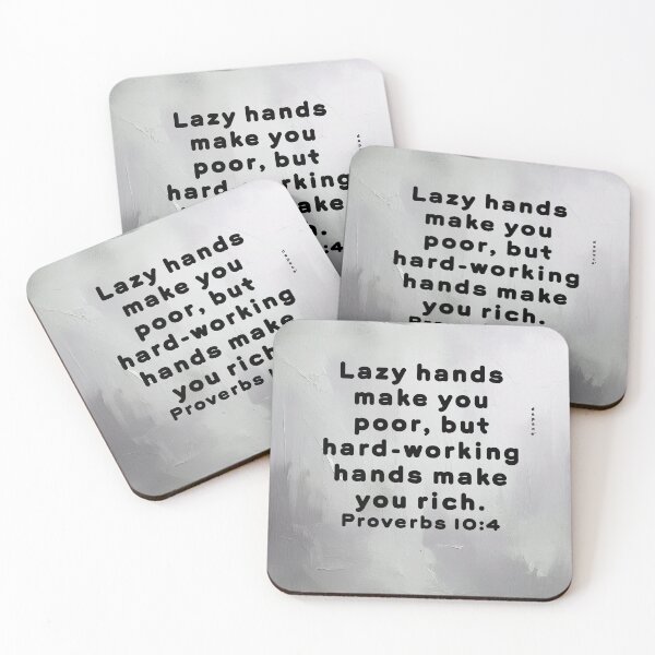 Item preview, Proverbs chapter 10, verse 4 - dePace' designed and sold by mrpropcake.