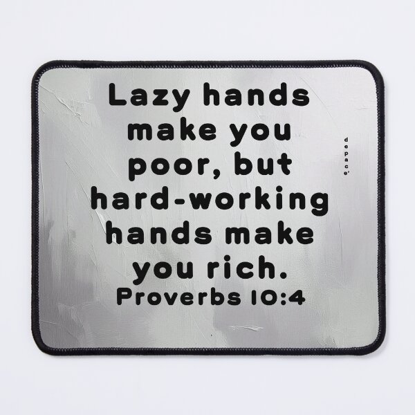 Item preview, Proverbs chapter 10, verse 4 - dePace' designed and sold by mrpropcake.