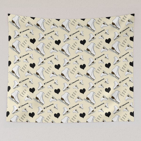 Item preview, Eat, Sleep, Skate, Skates and Hearts Repeat- 2025 Pastel Collection designed and sold by Purposely Designed.
