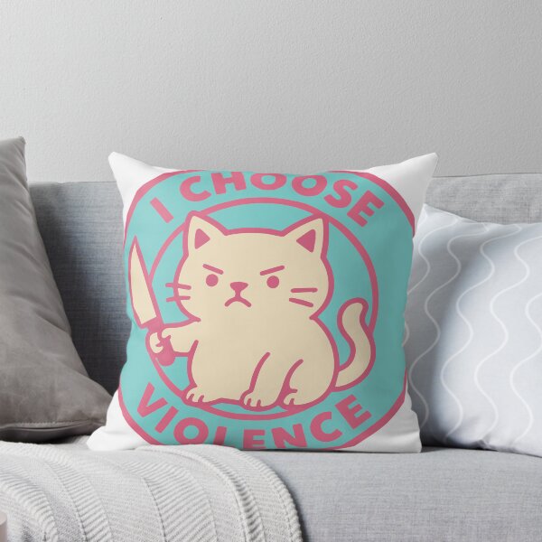 Item preview, A cute cartoon cat holding a knife  designed and sold by KIRART.