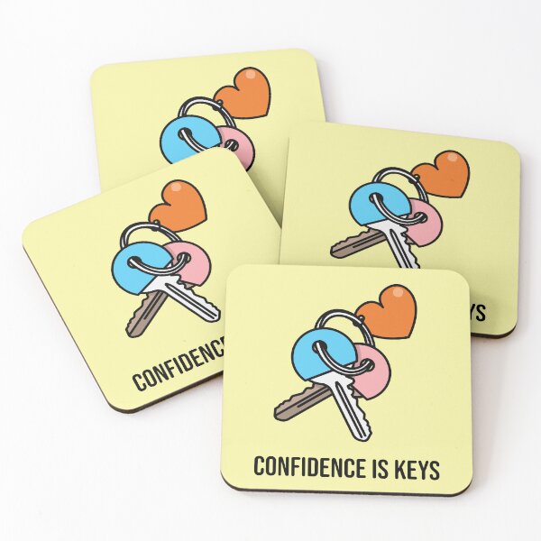 Item preview, ADHD Reminder – “Confidence is Keys” | ADHD Gift | Funny designed and sold by Chunky Market.