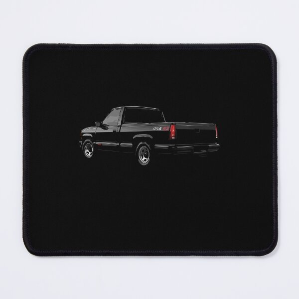 Item preview, 1990 Chevy 454 SS Truck Rear View Illustration – Classic Muscle Pickup designed and sold by TheArtOfCar.