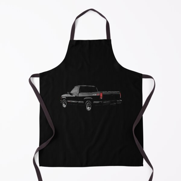 Item preview, 1990 Chevy 454 SS Truck Rear View Illustration – Classic Muscle Pickup designed and sold by TheArtOfCar.