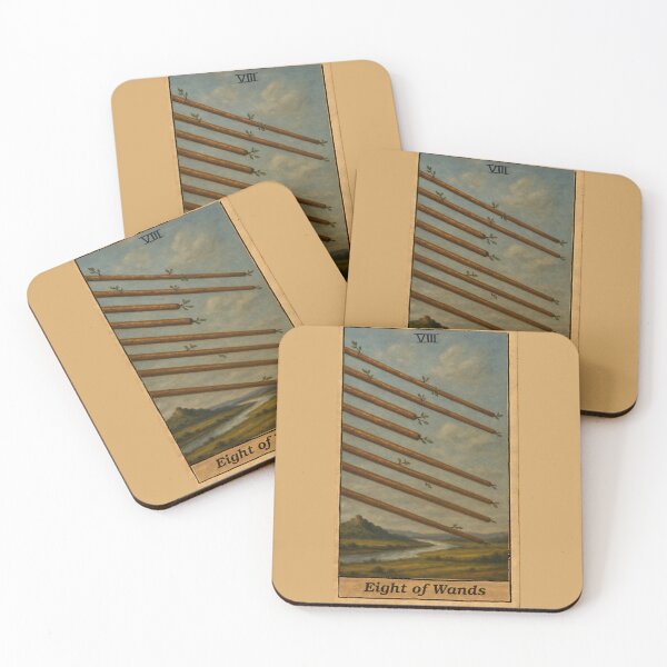 Item preview, Tarot: Eight of Wands designed and sold by skoolsarecool.