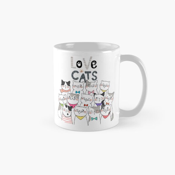 Item preview, love cats designed and sold by clickandmagic.