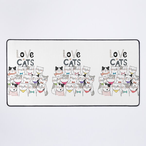 Item preview, love cats designed and sold by clickandmagic.