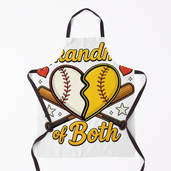 Item preview, Grandma of Both Baseball and Softball Grandma Design, Sports Heart designed and sold by azaelbay7.
