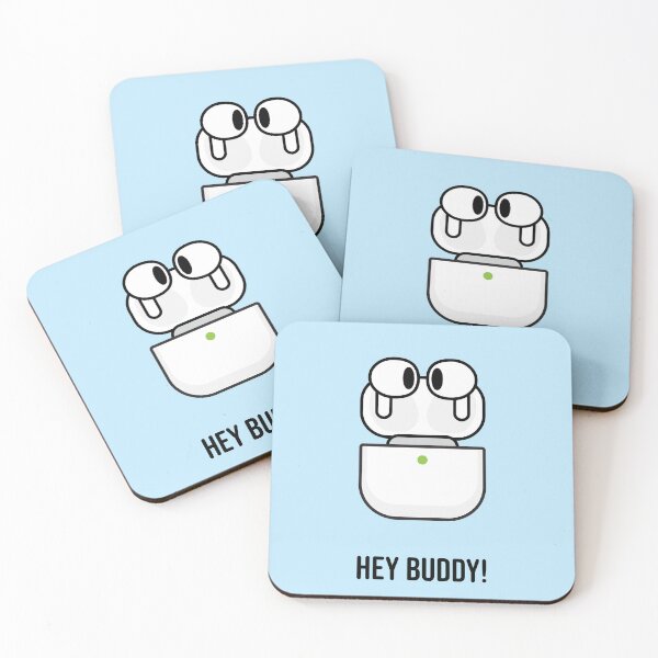 Item preview, AirPods Reminder – “Hey Buddy!” | ADHD Gift for Tech Lovers | Funny designed and sold by Chunky Market.