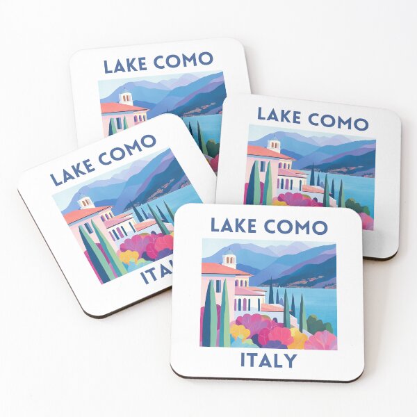 Item preview, Lake Como Italy designed and sold by WanderingPrints.