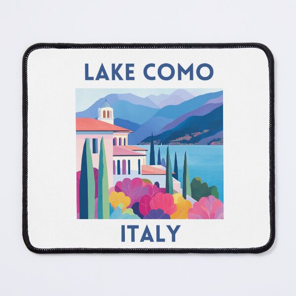 Item preview, Lake Como Italy designed and sold by WanderingPrints.