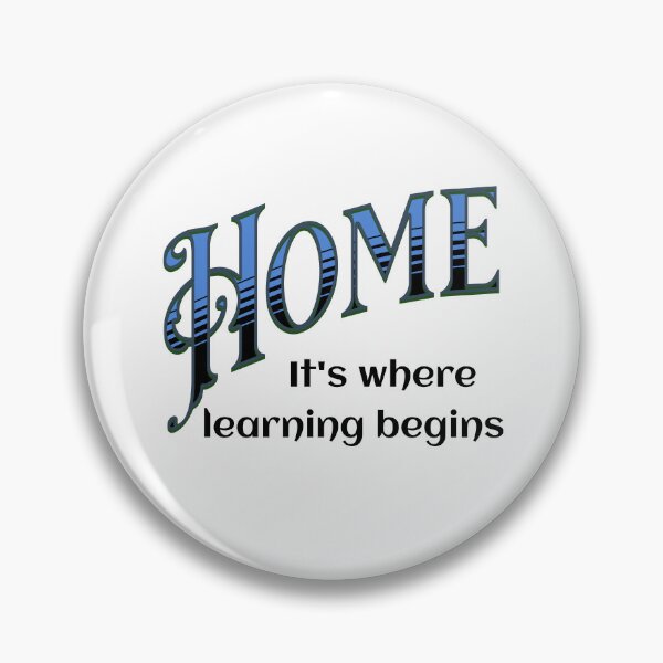 Item preview, Home it's where learning begins designed and sold by absurditeestore.