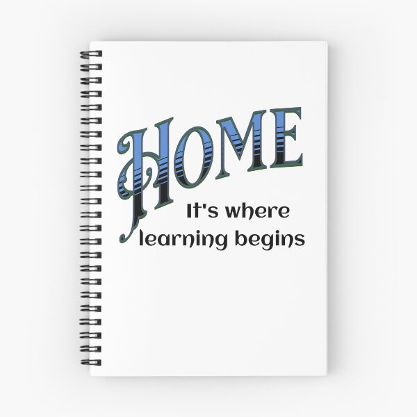 Item preview, Home it's where learning begins designed and sold by absurditeestore.